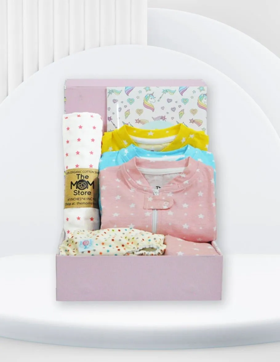 Ride A Unicorn New Born Gift  Box- Shine