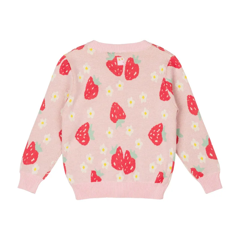 Rock Your Kid Berry Much Knit Cardigan