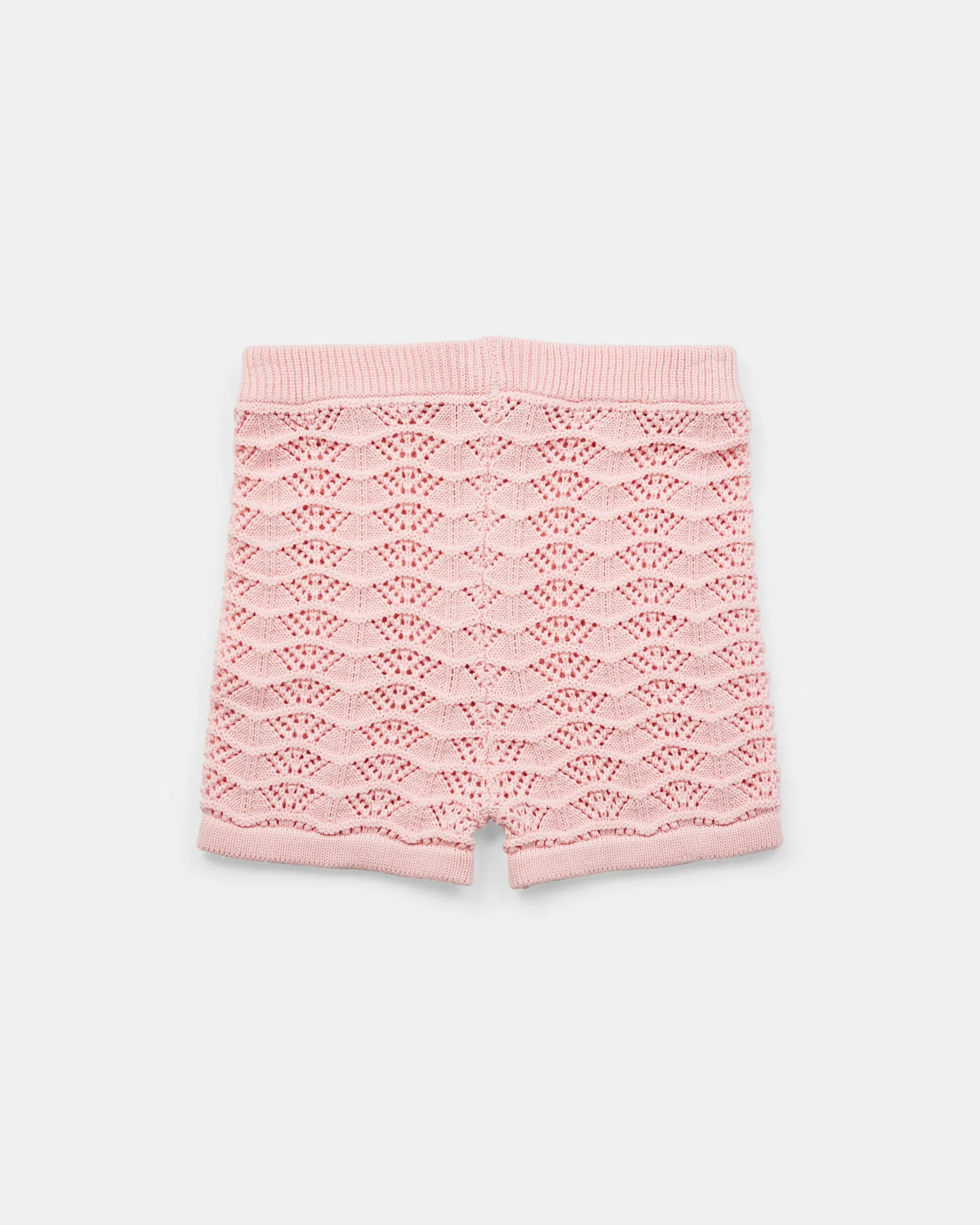 Rosalie Knit Shorts - Baby Pink