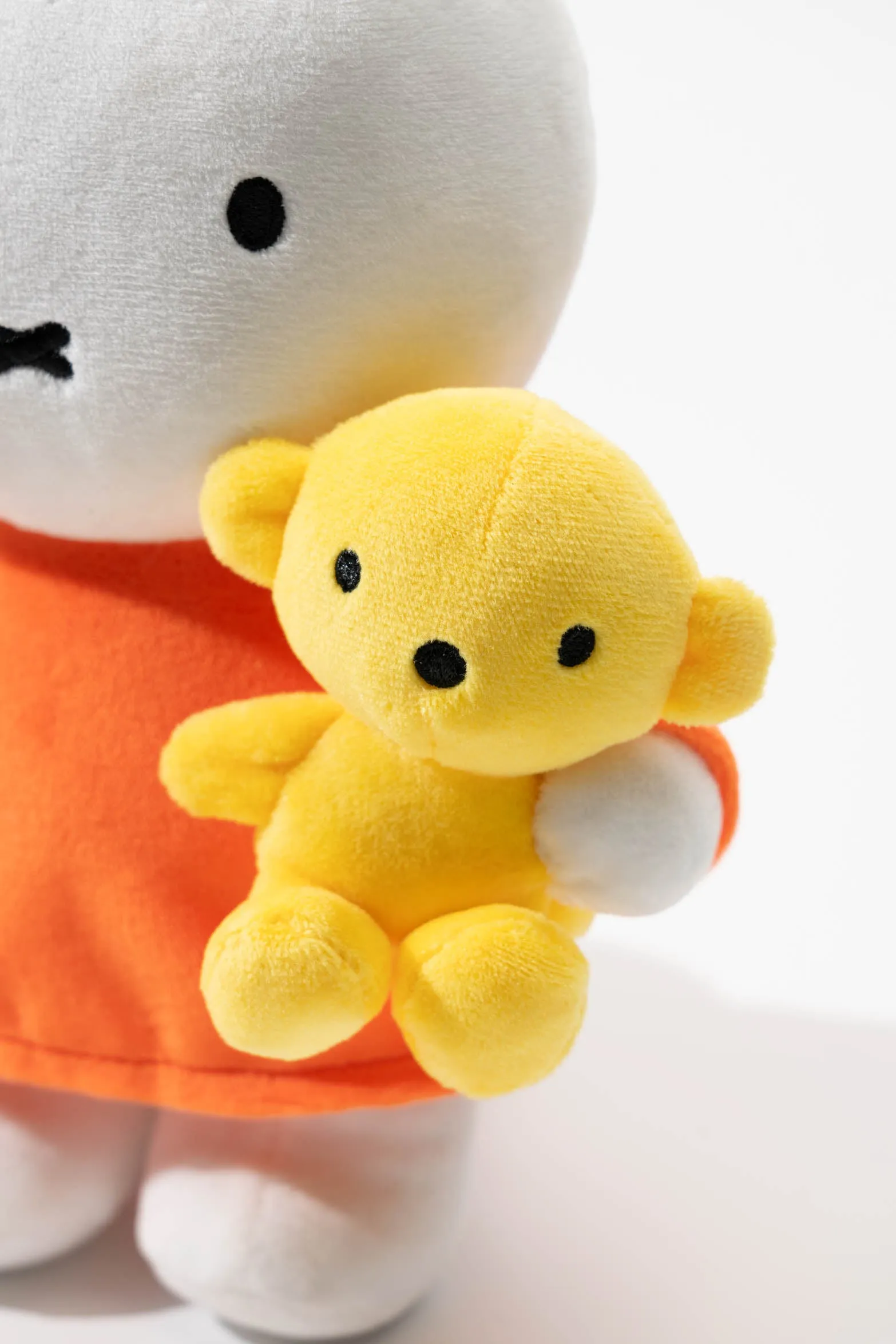 Smoko Miffy & Bear Mini Mochi Plush (Orange)