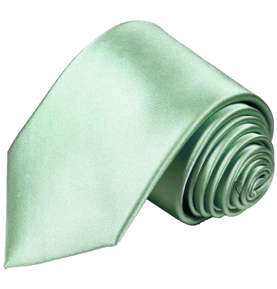 Solid Mint Necktie and Pocket Square