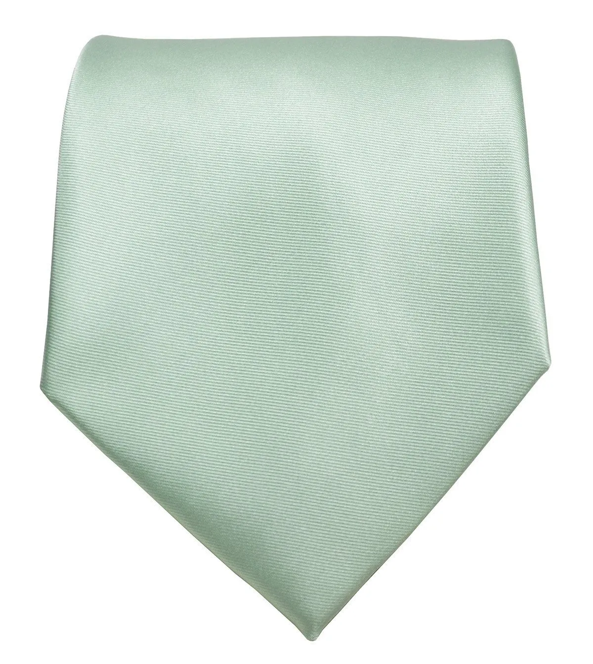 Solid Mint Necktie and Pocket Square