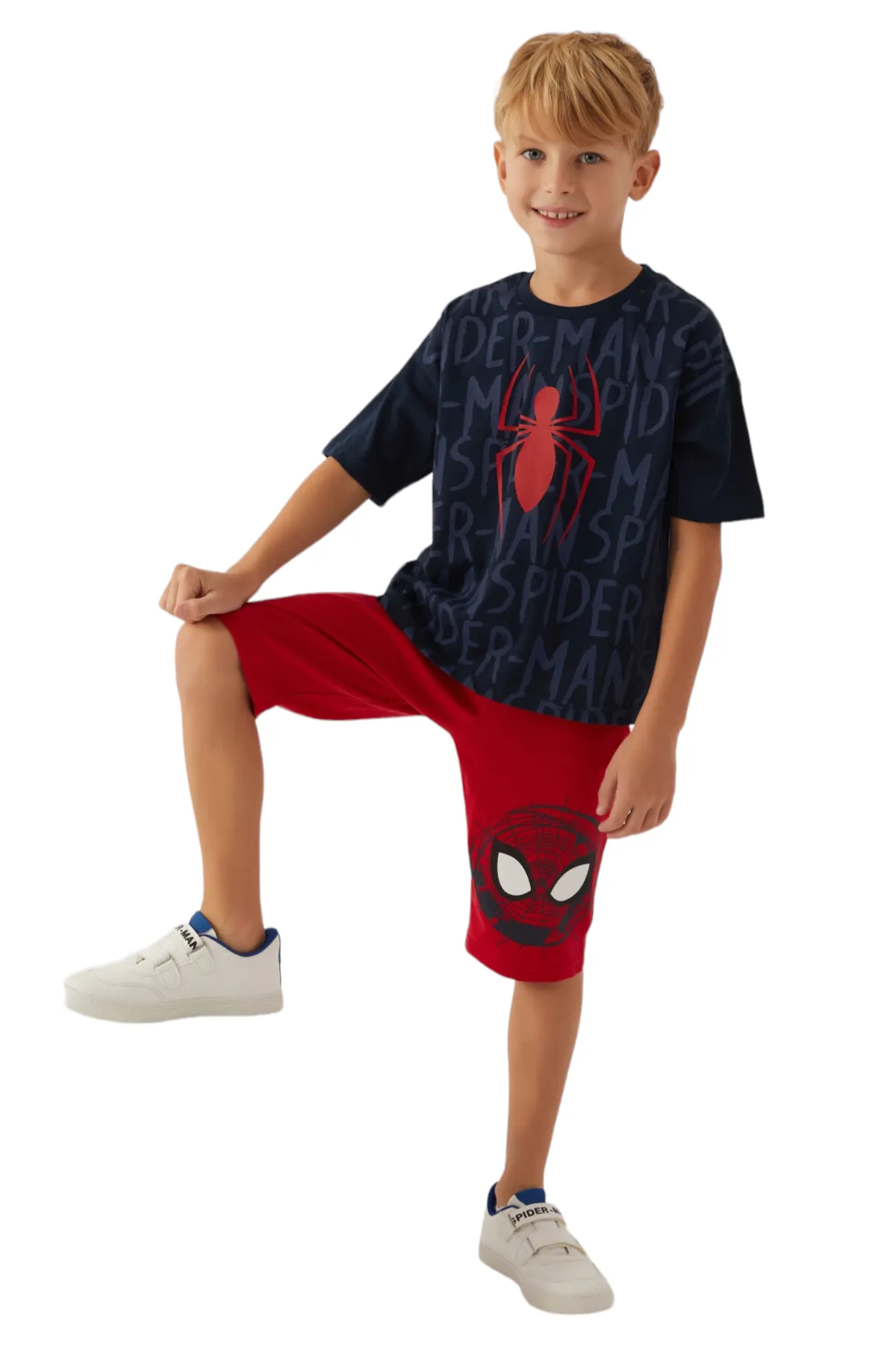 SpiderMan Action Navy Blue Boys Set