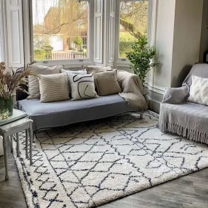 Super Soft Boho Moroccan Shaggy Rug - Bannon