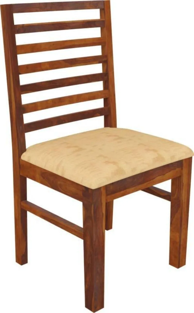 Teak Wood 4 Seater Dining Set  (Finish Color - Honey)