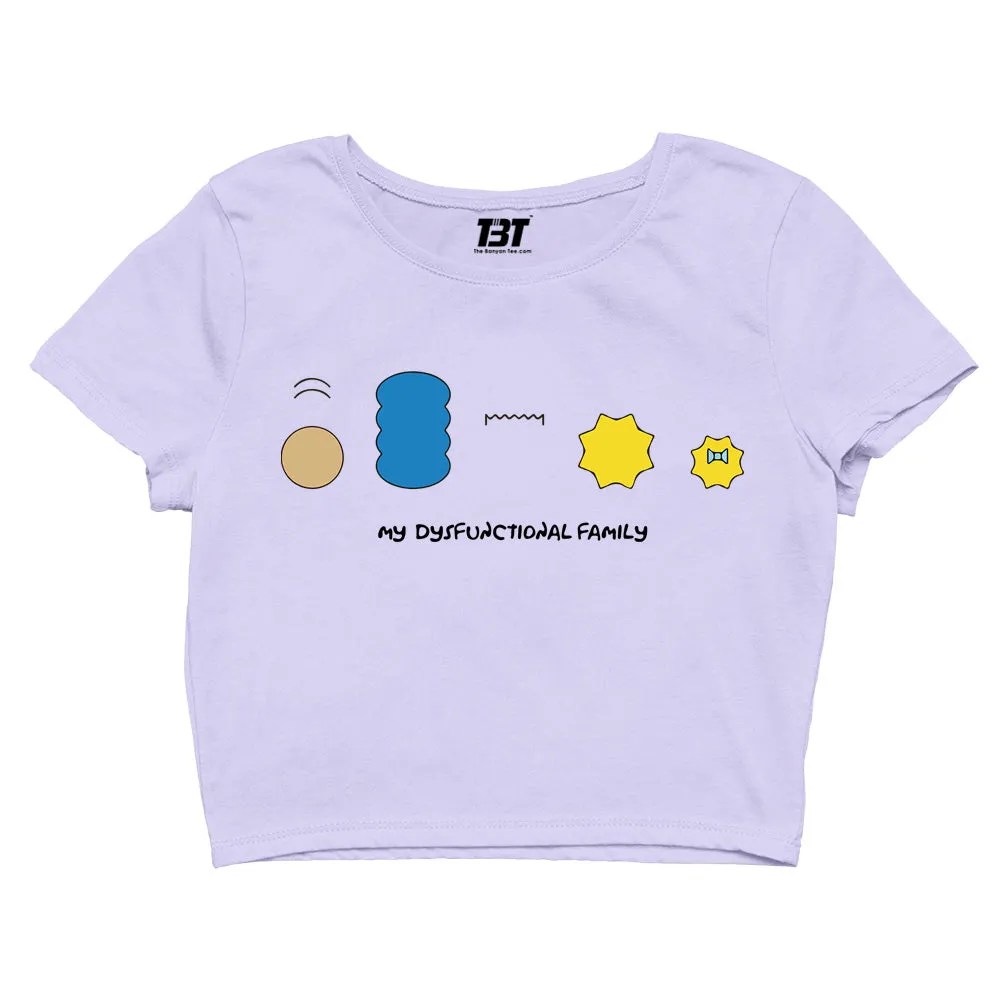 The Simpsons Crop Top - My Dysfunctional Family