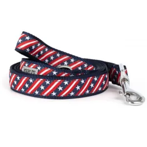 The Worthy Dog Bias Stars and Stripes Dog Lead