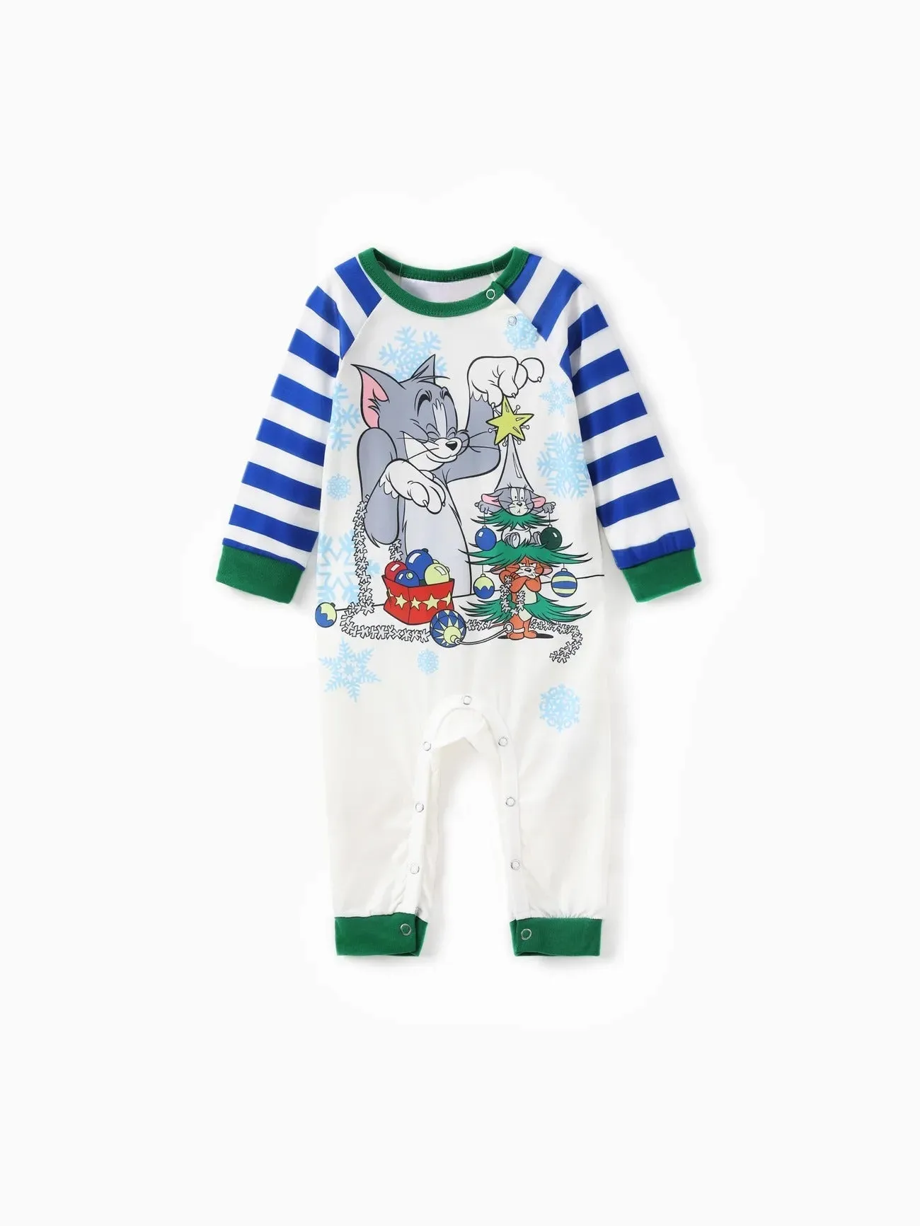 Tom And Jerry Printed Family Matching Pajama Set