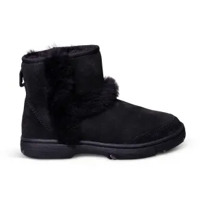 UGG Sunburst Mini Black Boots - Women's