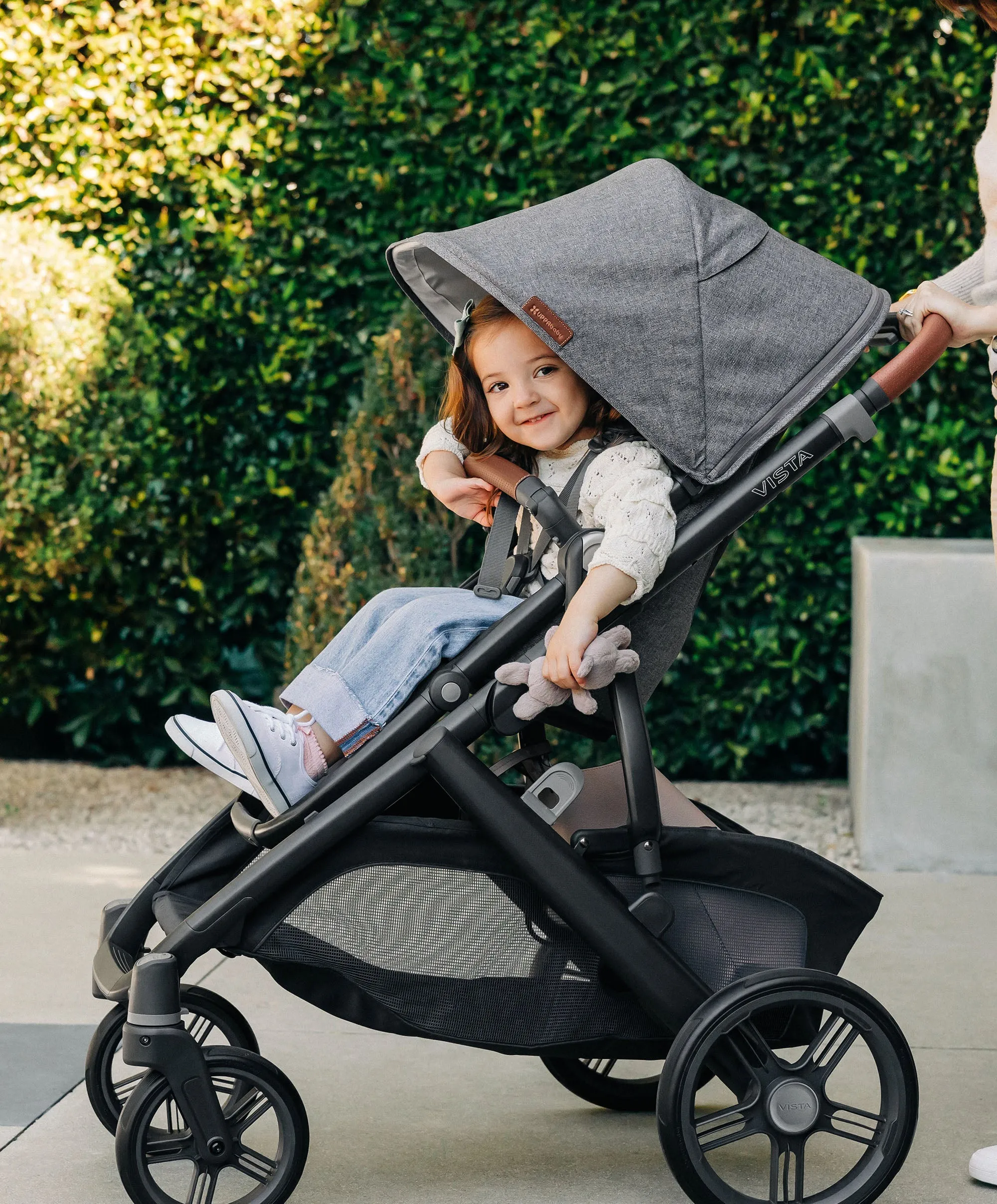 UPPAbaby Vista V3 Stroller Bundle with Cybex Cloud Car Seat – Greyson