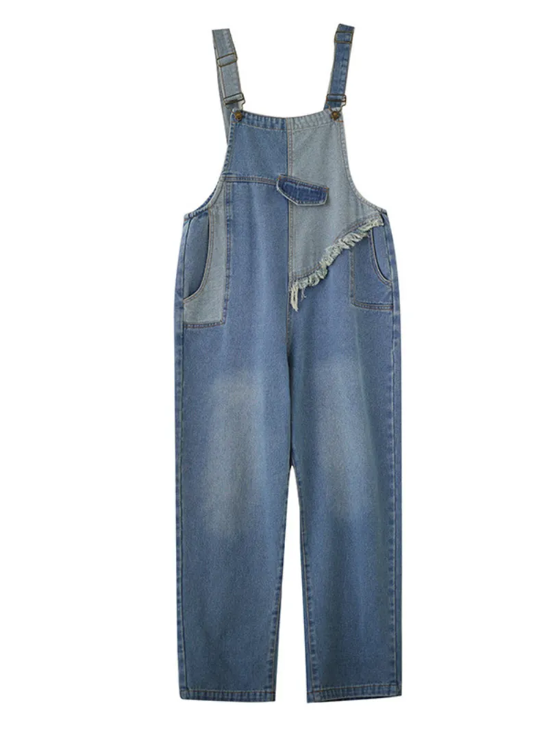 Women's Beach Wear Stylish Pockets Overalls Dungarees