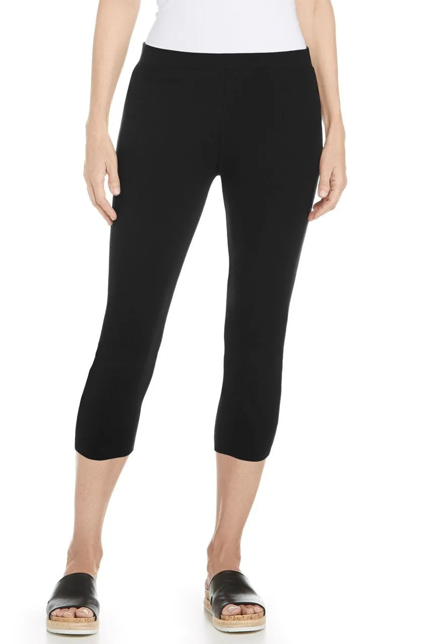 Women's Monterey Summer Capris  |  Black