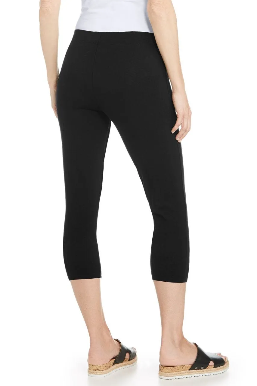 Women's Monterey Summer Capris  |  Black