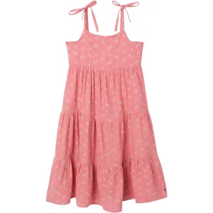 Womens Pink Raspberries Gauze Dress