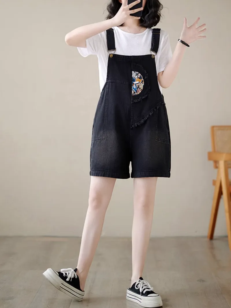 Women's  Spring Everyday Wear Bib's Pockets Overalls Dungarees